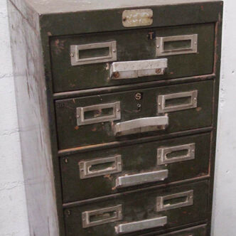 Trade furniture, industrial locker with 11 drawers