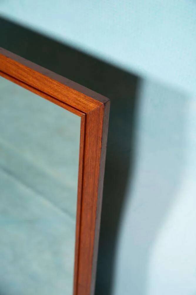 Vintage Scandinavian mirror Froseke, mid-century mirror