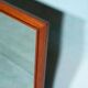 Vintage Scandinavian mirror Froseke, mid-century mirror