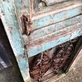 Old patinated teak door