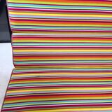 Compact sofa Eames Vitra Alexander Girard Miller stripe fabric