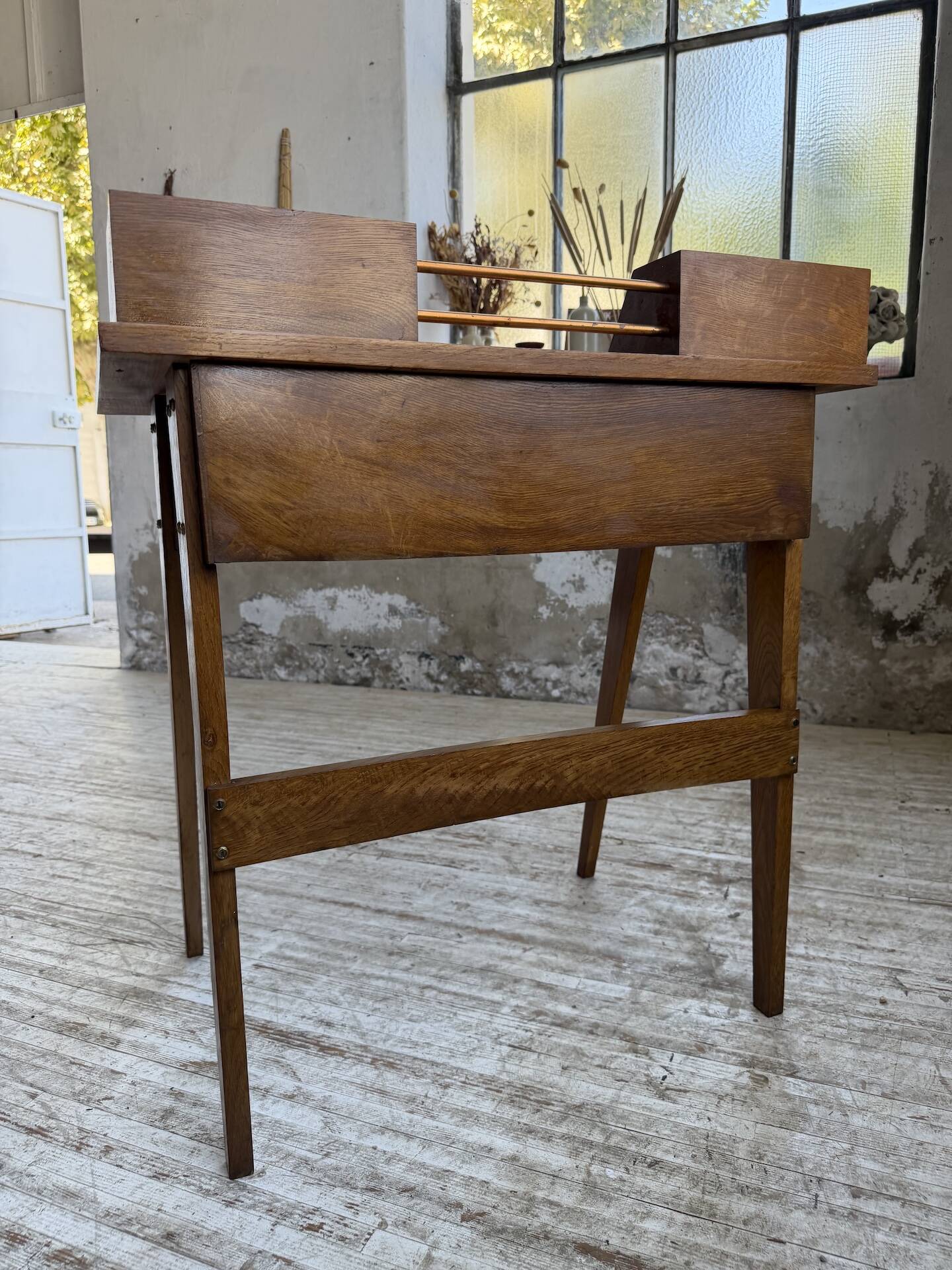 1960s compass desk reconstruction