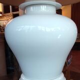 Very large designer ceramic lamp François Chatain