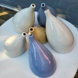 Series 6 leaning vases Botero