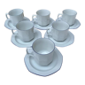 Lot de 6 tasses à thé café en porcelaine Seltmann Weiden Bavaria