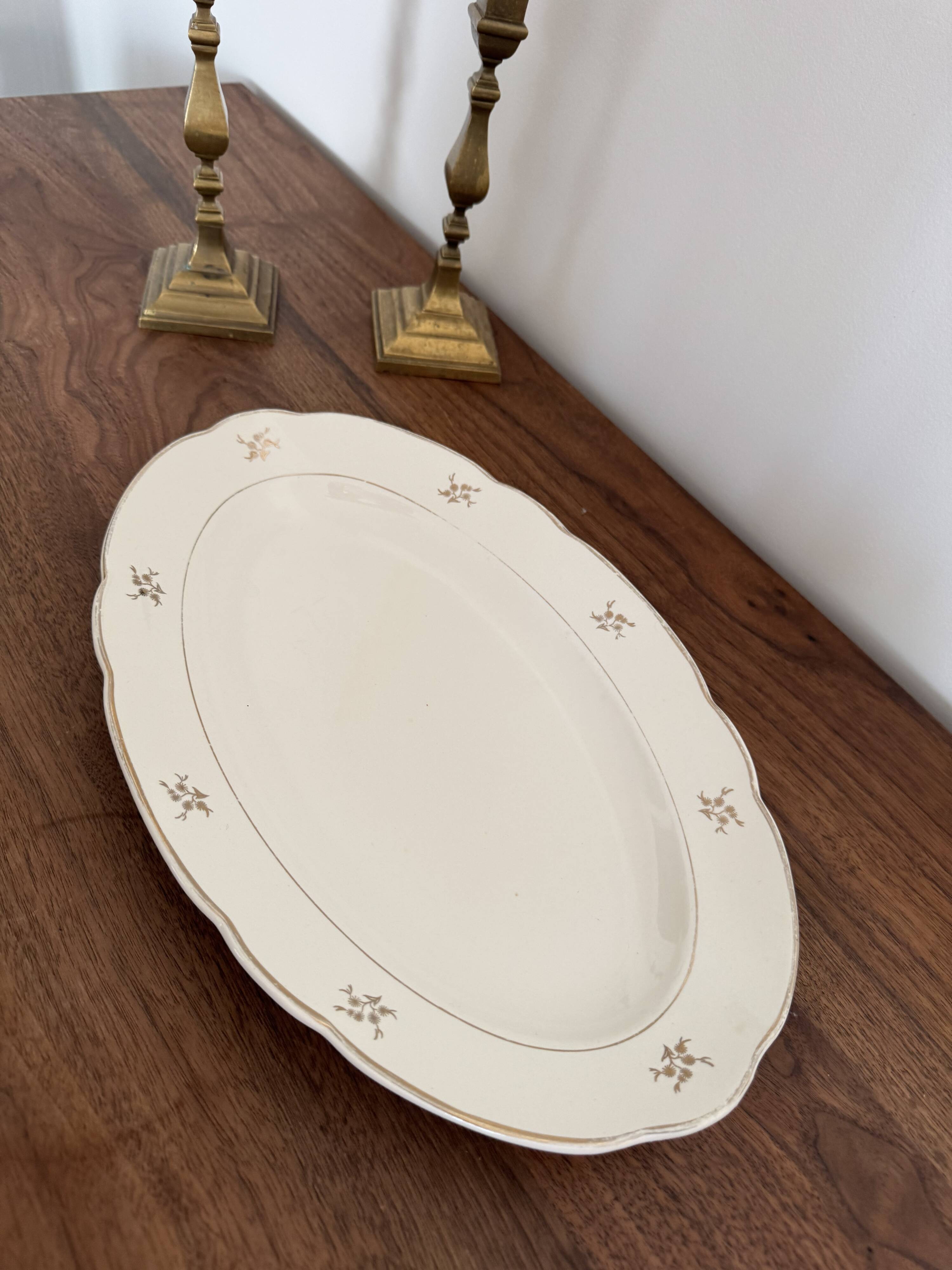 Antique serving platter Villeroy & Boch Mettlach
