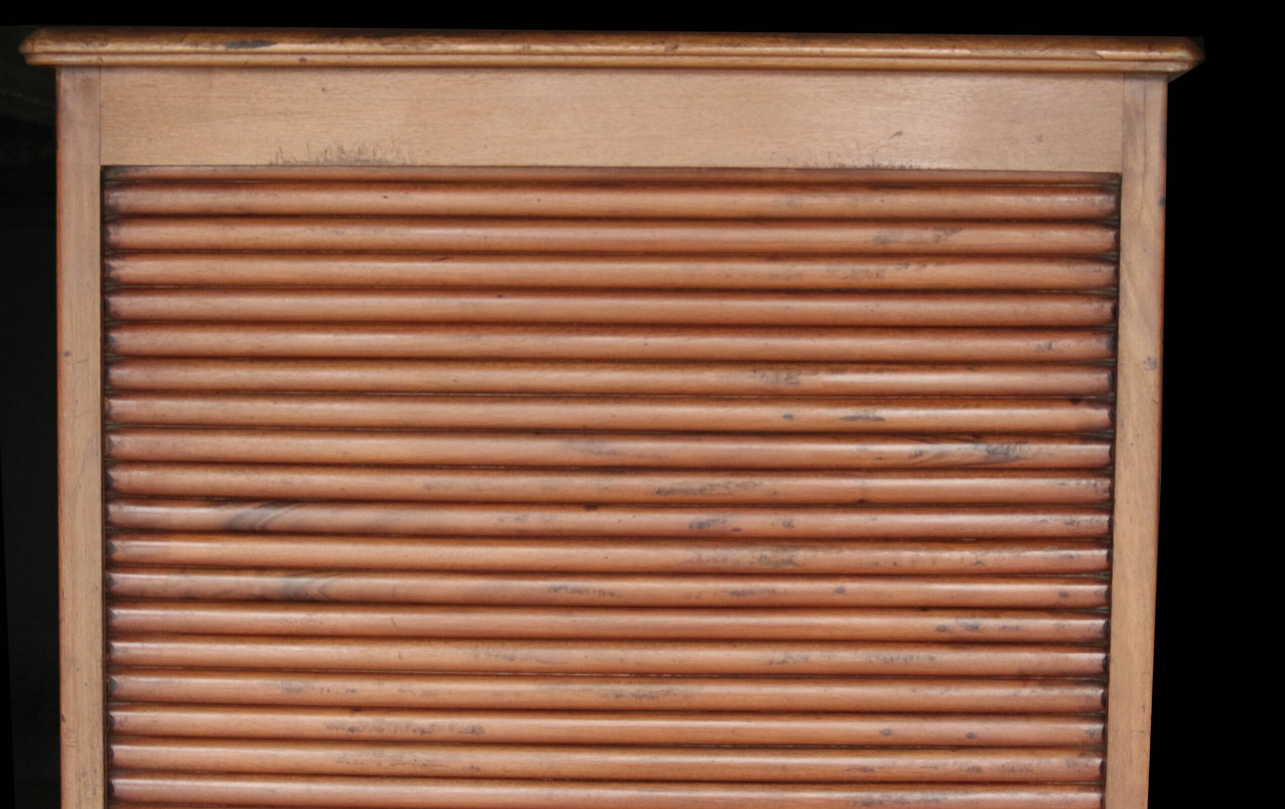 Shannon notary's filing cabinet, in solid mahogany (circa 1900)