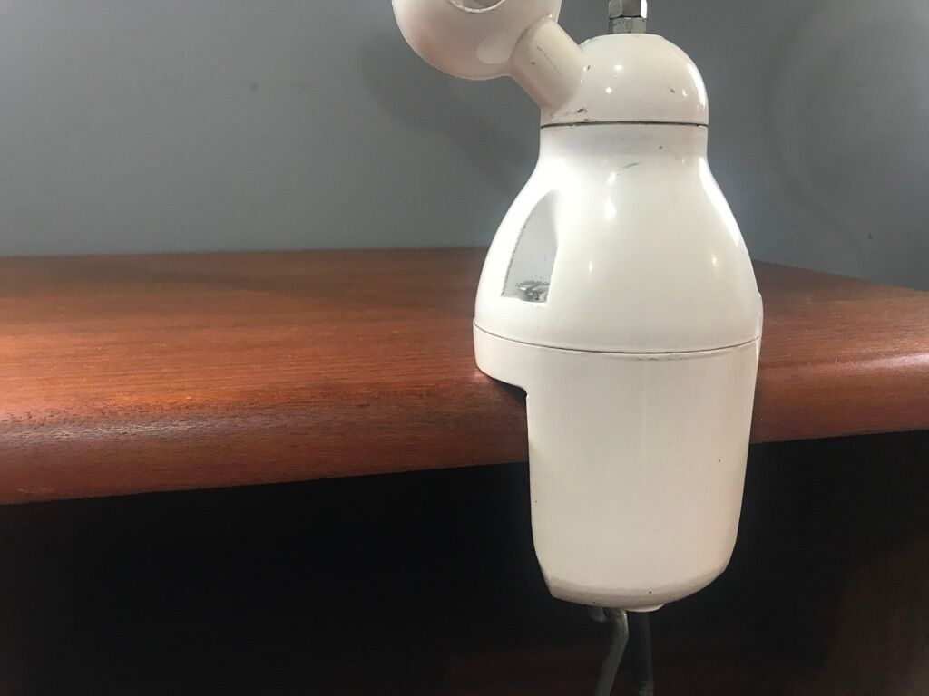 Jieldé desk lamp 2 arms 40cm white original Jean Louis Domecq vintage