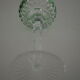 Crystal glass – roemer green - saint-louis - tip of green color