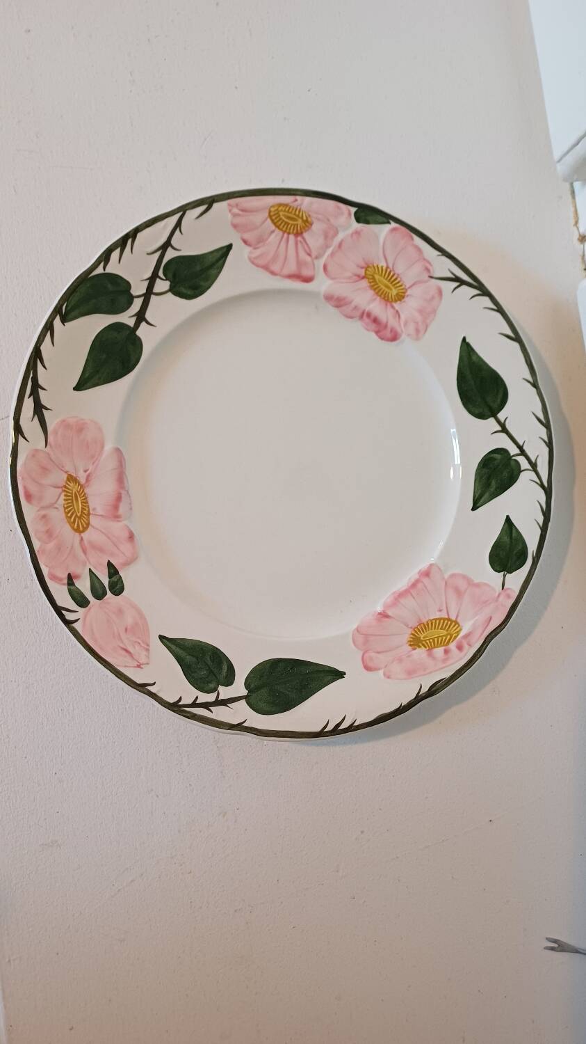 Set of 6 Wild Rose dinner plates Villeroy and Boch