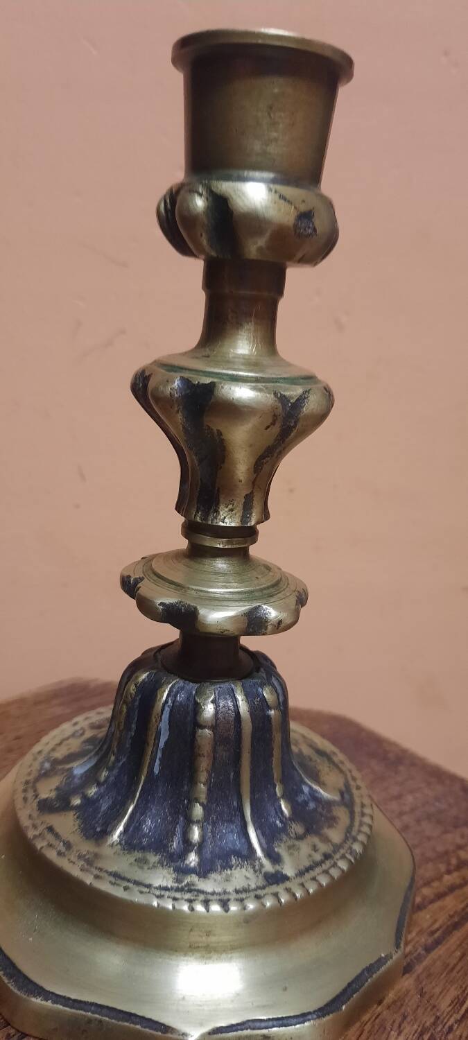 Bronze candle holder