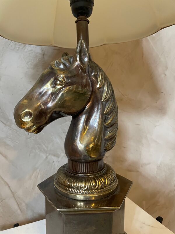 Lampe tête de cheval