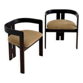 Set of 2 Pigreco chairs by Tobia & Afra Scarpa