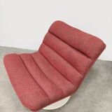 Vintage Dutch design swivel chair &amp; ottoman G. Harcourt Artifort F978
