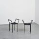 Set of three Millepunte stools by M. Peregalli and S. Calatroni, Italy.