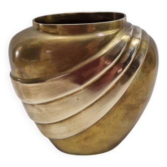 Vase doré
