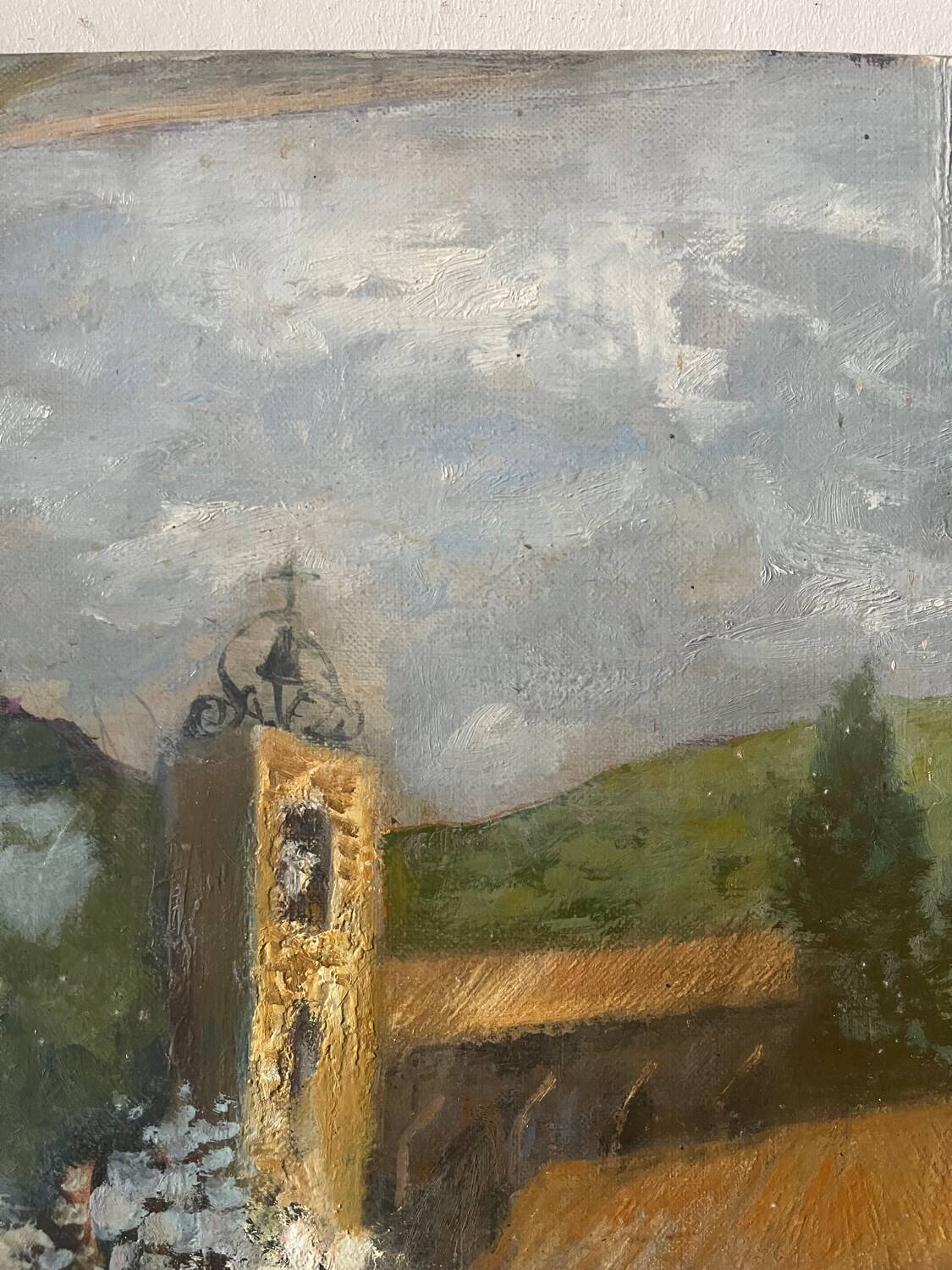 “Veranda du Midi” oil on canvas signed Helme