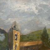 “Veranda du Midi” oil on canvas signed Helme