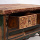 Polychrome Shanxi table with two drawers – China, circa 1930