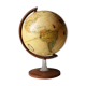 Vintage world-map lamp