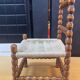 Chaise enfant corde et bois tourné