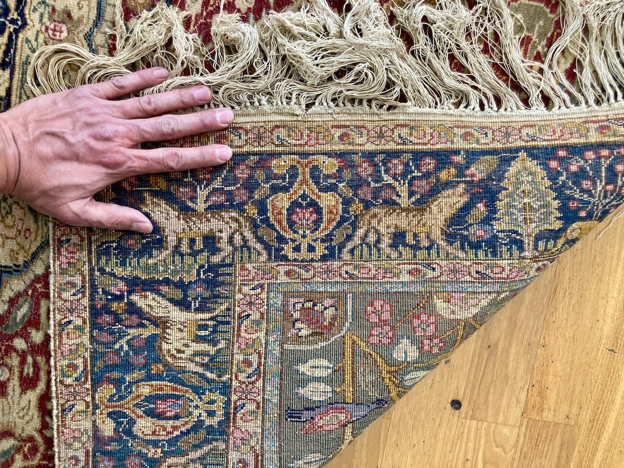 Tapis persan traditionnel
