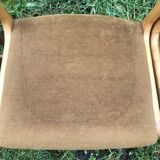 Set of 6 Baumann sleigh foot chairs 60s