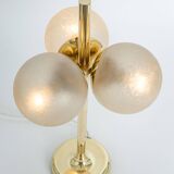 Pair of large brass table lamps by Kaiser, Germany, 1970s.