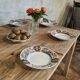 Solid oak farmhouse table "brut" 247x89, top "chocolate oak"