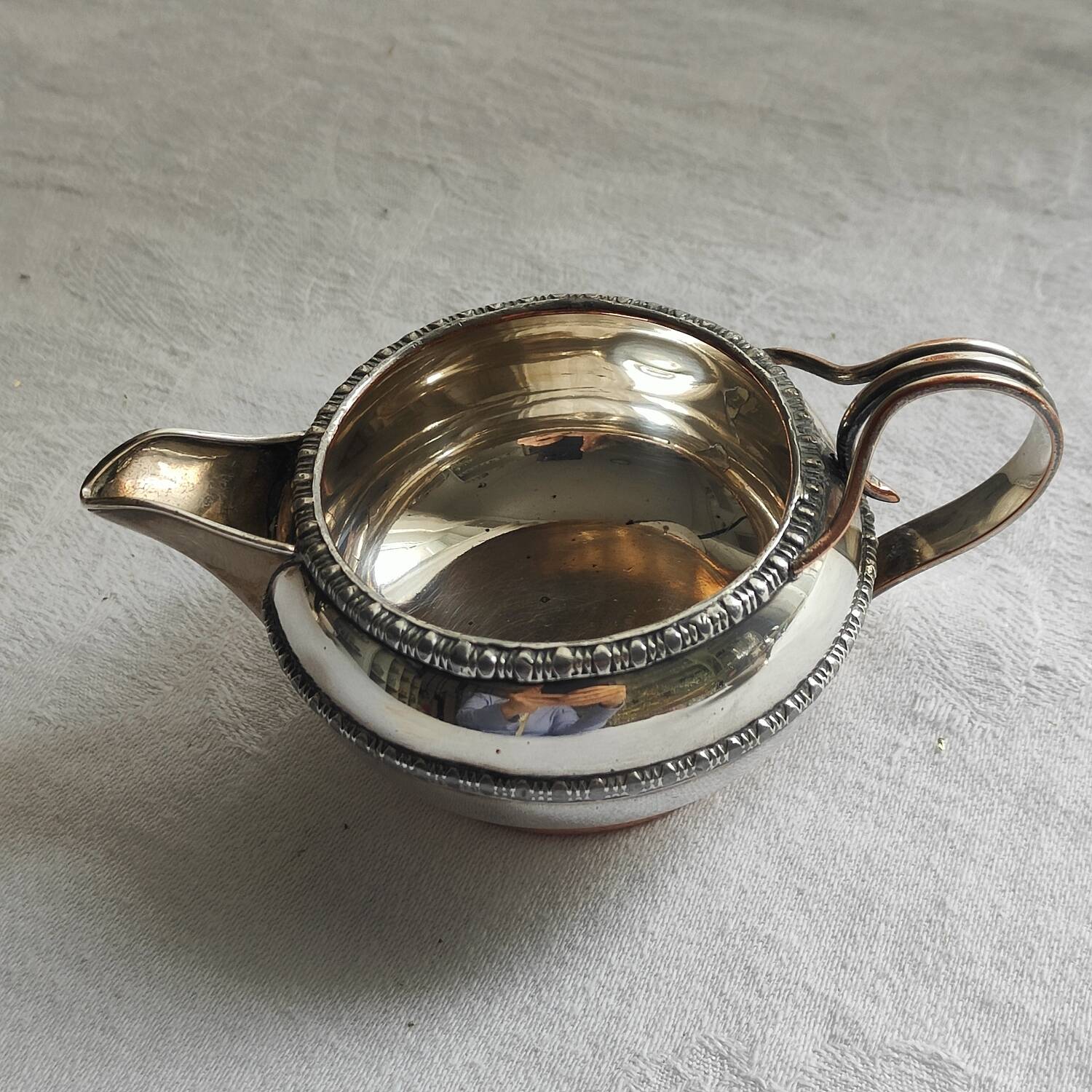 Hj Linton 3 piece silver metal set