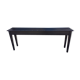 Black console table