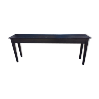 Black console table