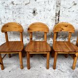 Set of 6 Rainer Daumiller chairs 1950 1960 vintage