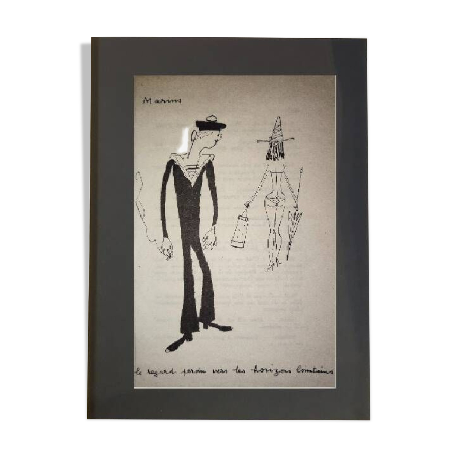 Illustrations Daninos de 1962 " Les Marins "