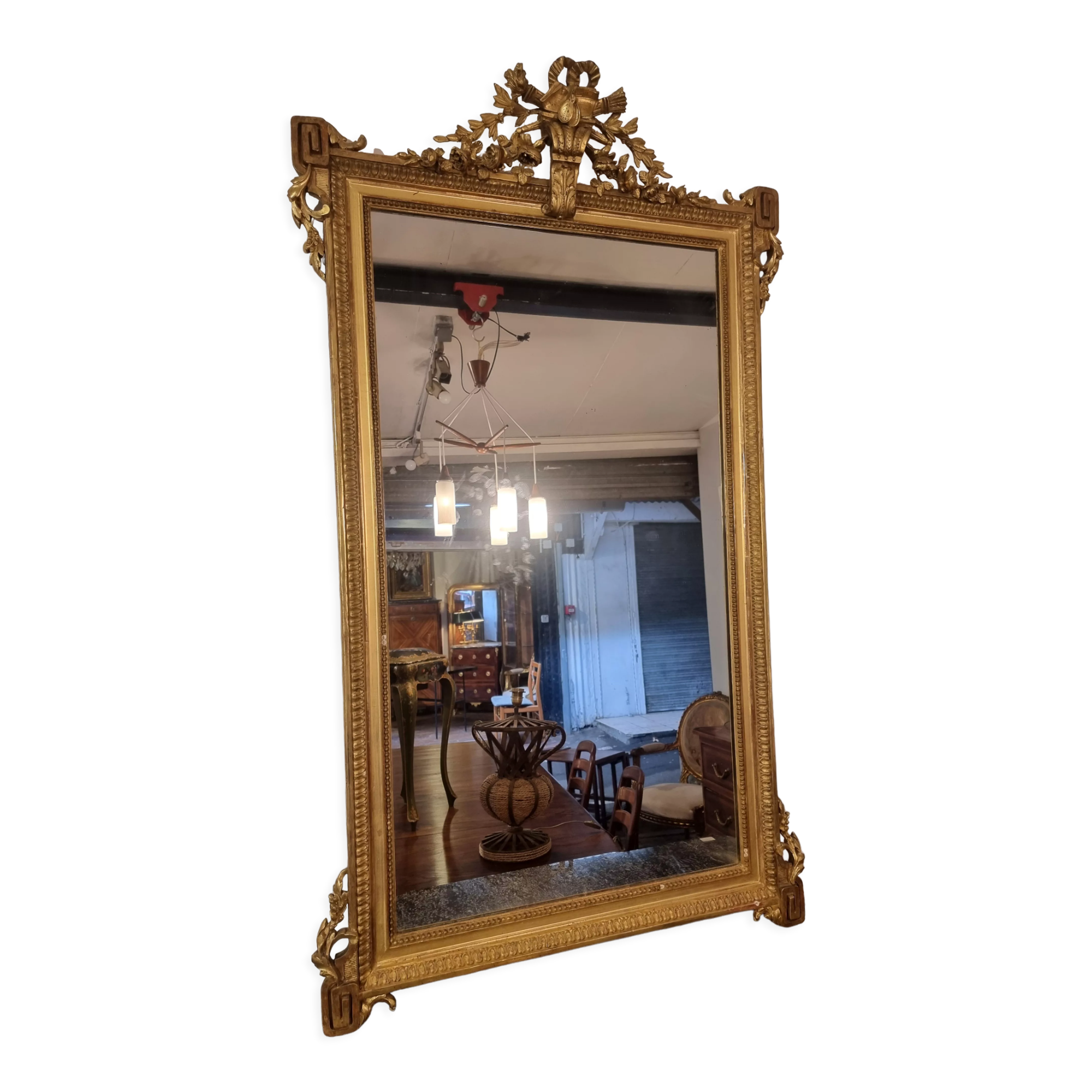 Mirror of Louis XVI period, end 18th