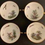 4 cups in fine Haviland porcelain