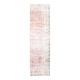 2x9 shabby chic vintage runner rug, 74x265cm