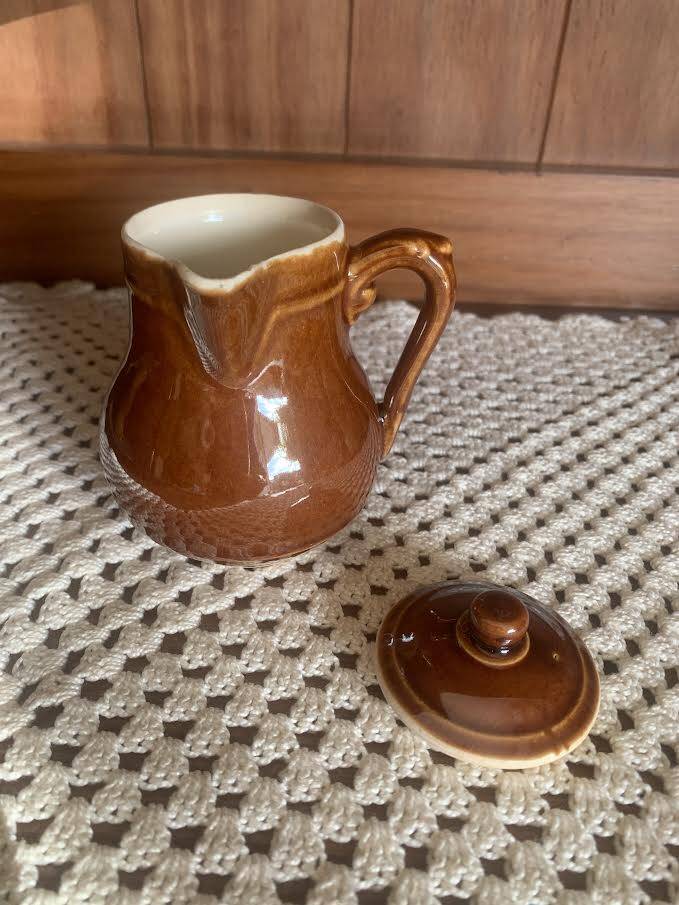 3-piece stoneware coffee and tea set