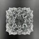 Square crystal ashtray