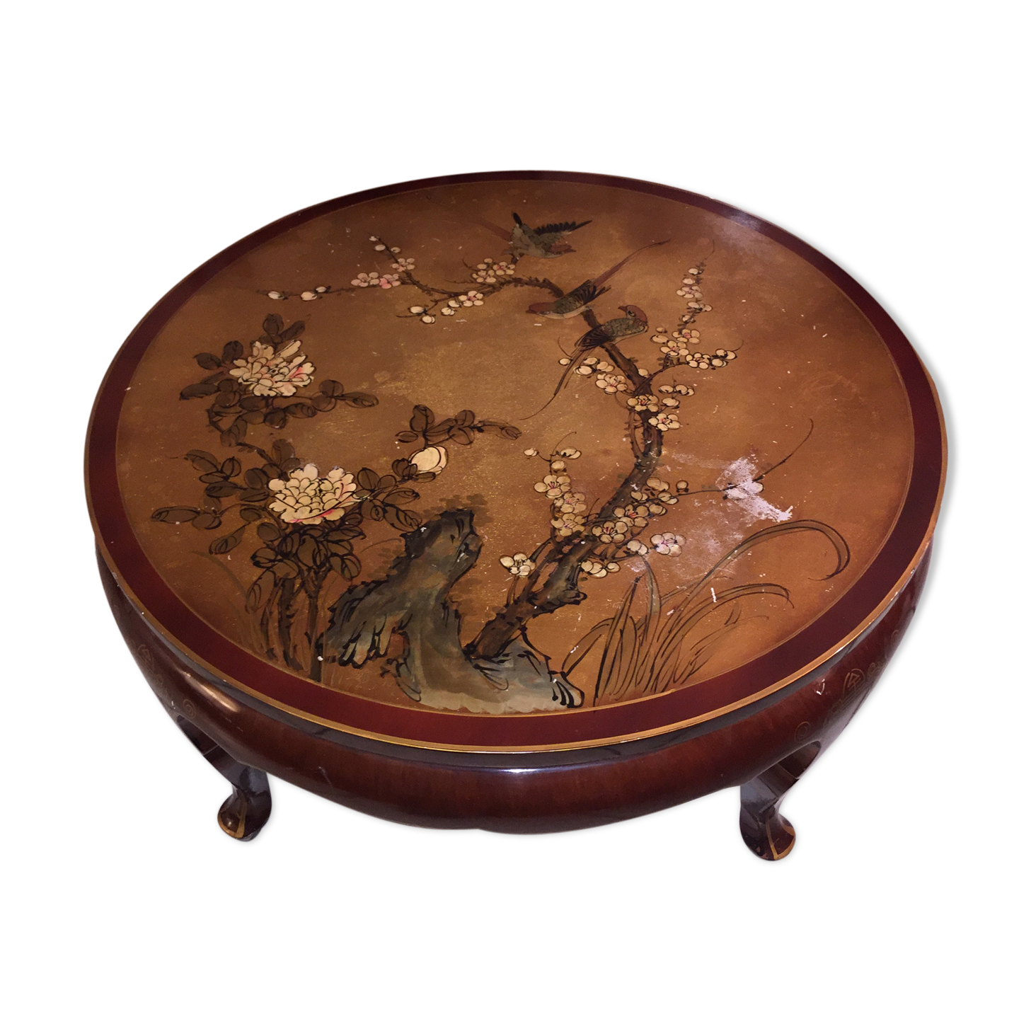 Chinese round coffee table