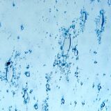 Vintage pitcher in bubbled glass