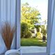 Antique beveled mirror