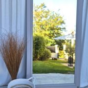 Antique beveled mirror