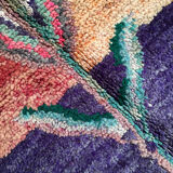 Tapis berbère marocain Boujaad coloré à motifs multicolores 244x161cm