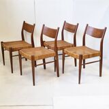 Suite of 4 vintage chairs Consorzio Sedie Friuli