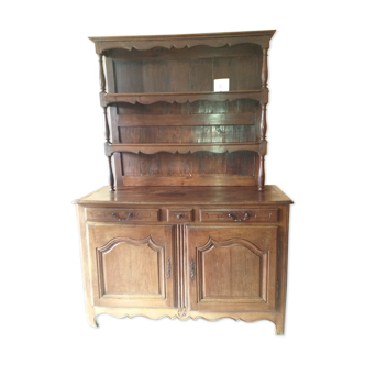 Buffet in solid oak style Louis XIV