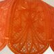 Red acrylic lace hanging light chandelier