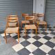 Série de 6 chaises style scandinave