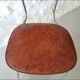Paire de chaise vintage skaï imitation croco