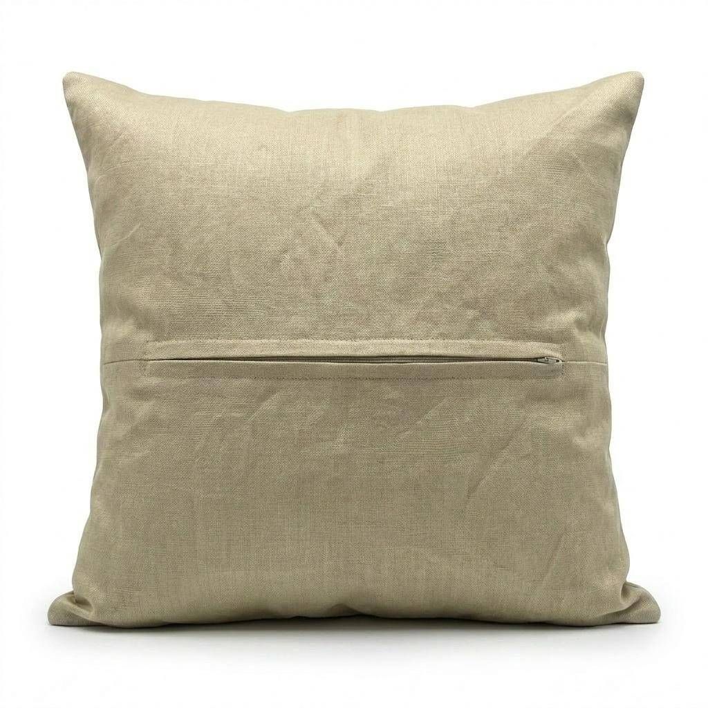 Vintage embroidered cushion cover 46x46 cm